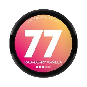 77 Raspberry & Vanilla – 10,4 mg – 10 rasiaa