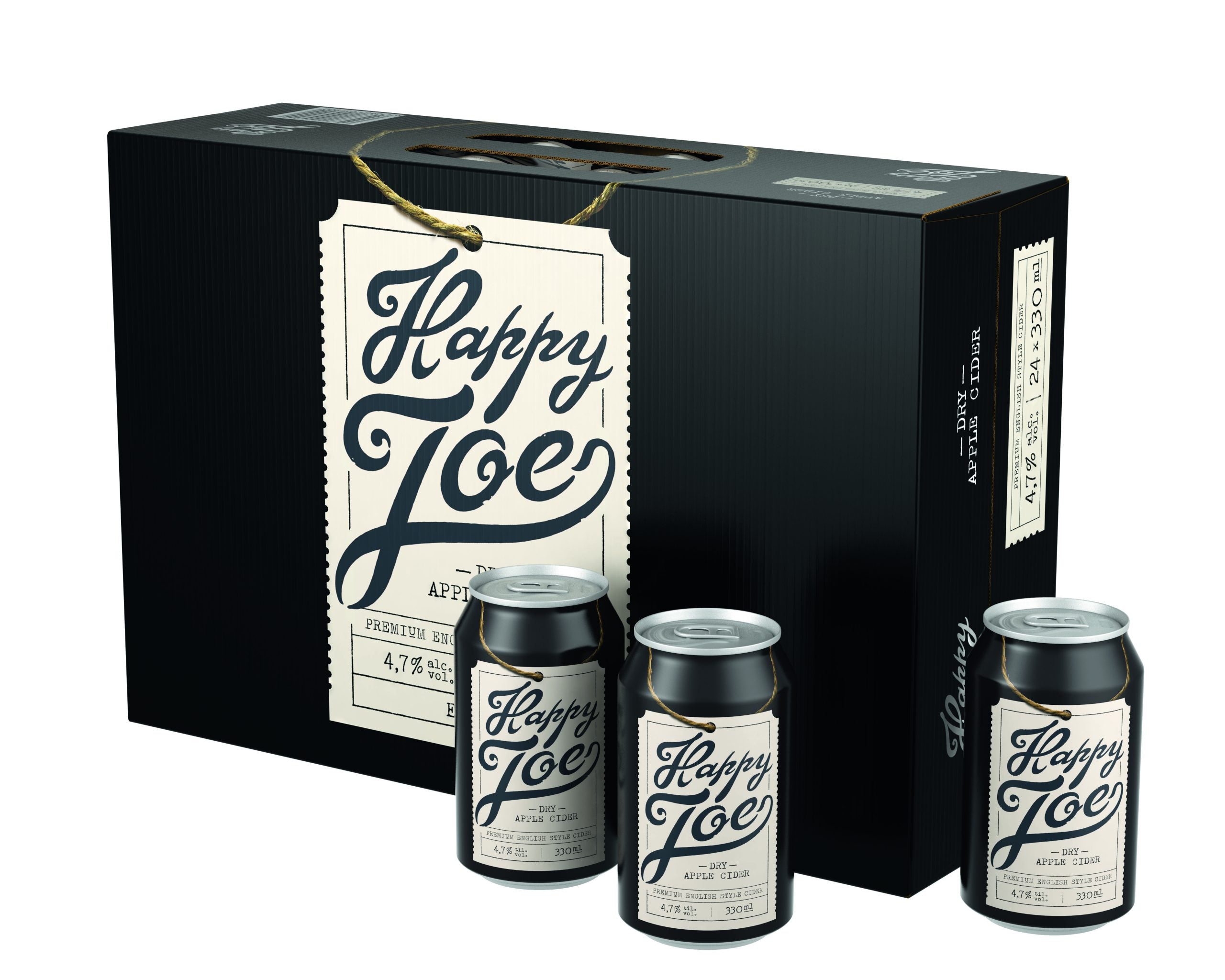 Happy Joe Dry Apple Cider  4,7% 24x33cl
