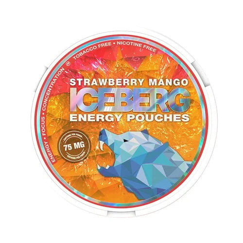 ICEBERG ENERGY Strawberry Mango – 75 mg kofeiinia – 10 rasiaa
