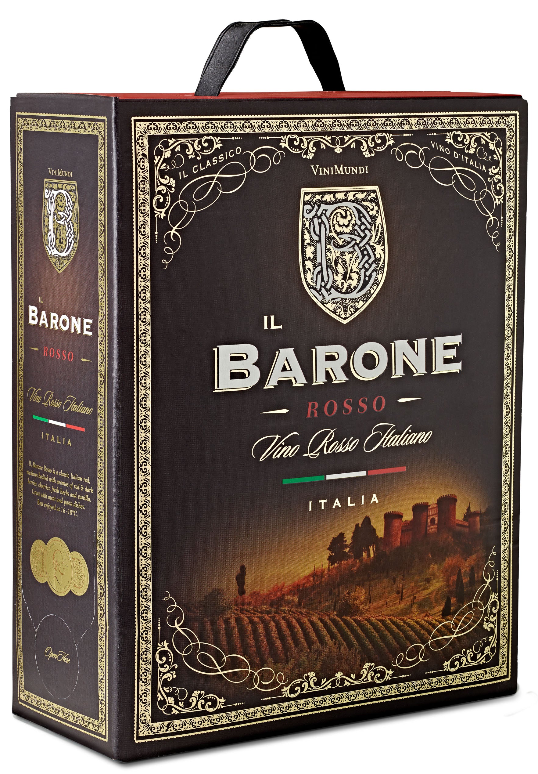 Il Barone Rosso Vino Rosso Italiano 12% 300cl BiB