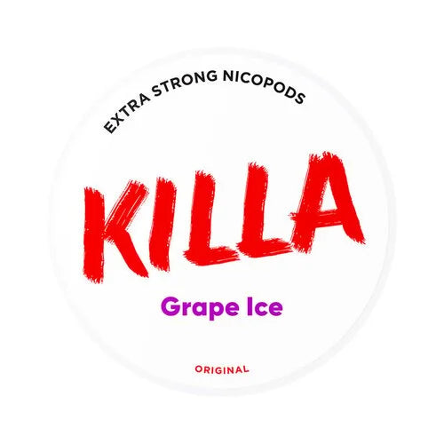KILLA Grape Ice – 12,8 mg – 10 rasiaa
