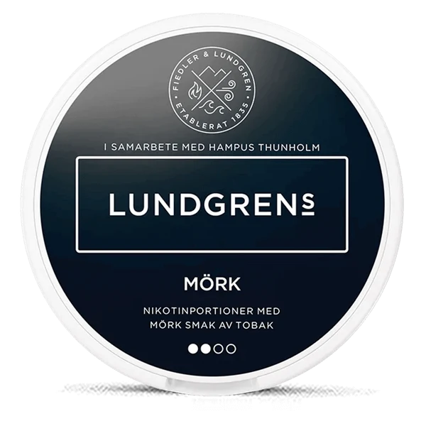 LUNDSGRENS Mörk – 8 mg – 10 rasiaa
