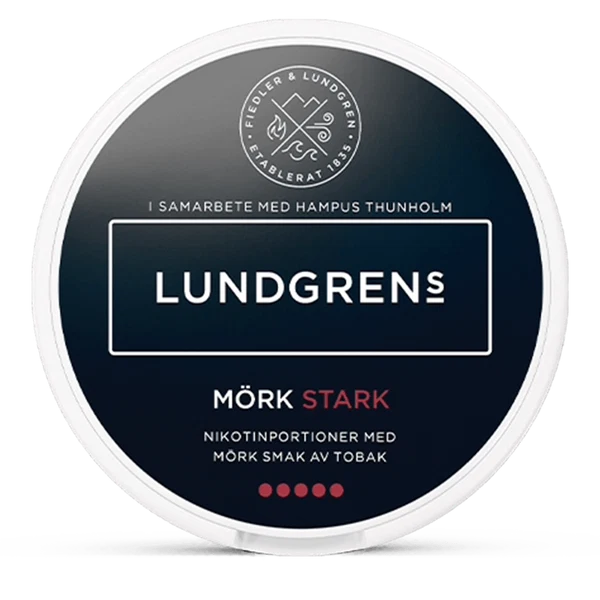 LUNDSGRENS Mörk Stark – 12,5 mg – 10 rasiaa