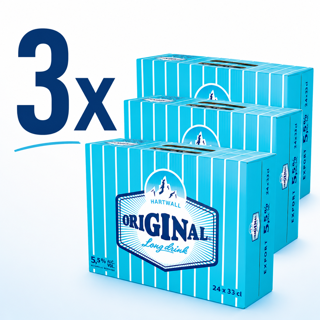 Hartwall Original Long Drink 5.5% 24x33cl