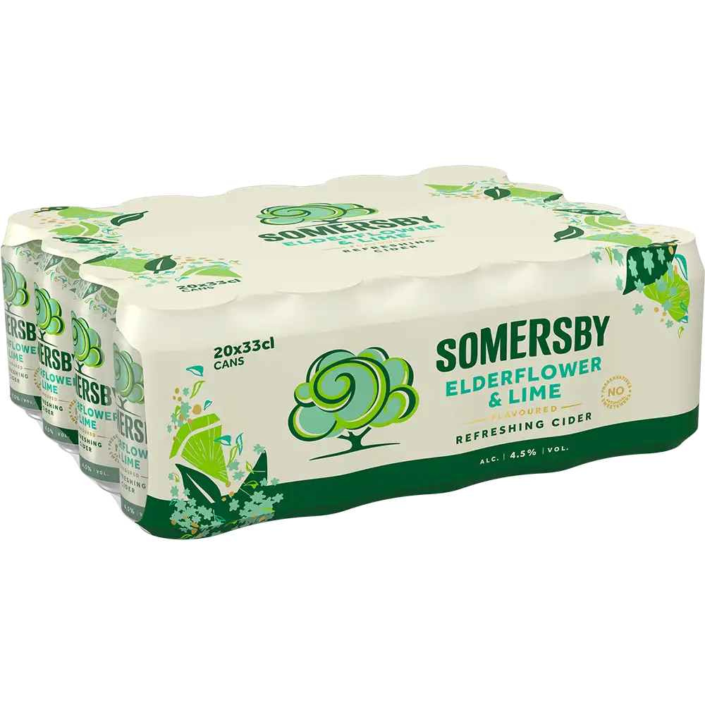 Somersby Elderflower Lime 4,5% 20×33cl