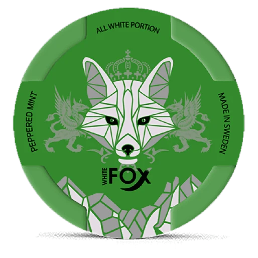 WHITE FOX Peppered Mint – 12 mg – 10 rasiaa