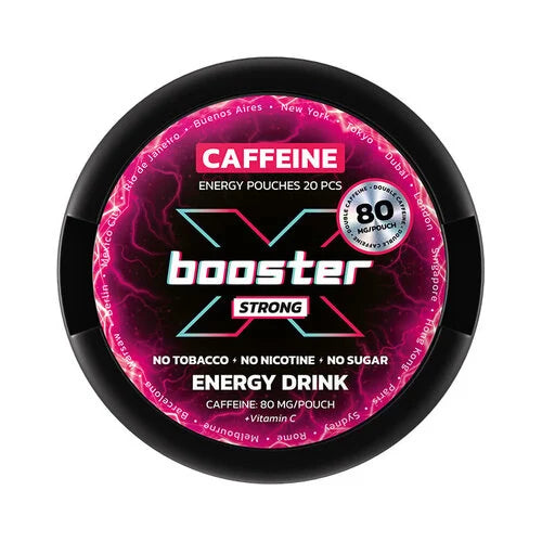 X-Booster Energy Drink – 80 mg kofeiinia – 10 rasiaa