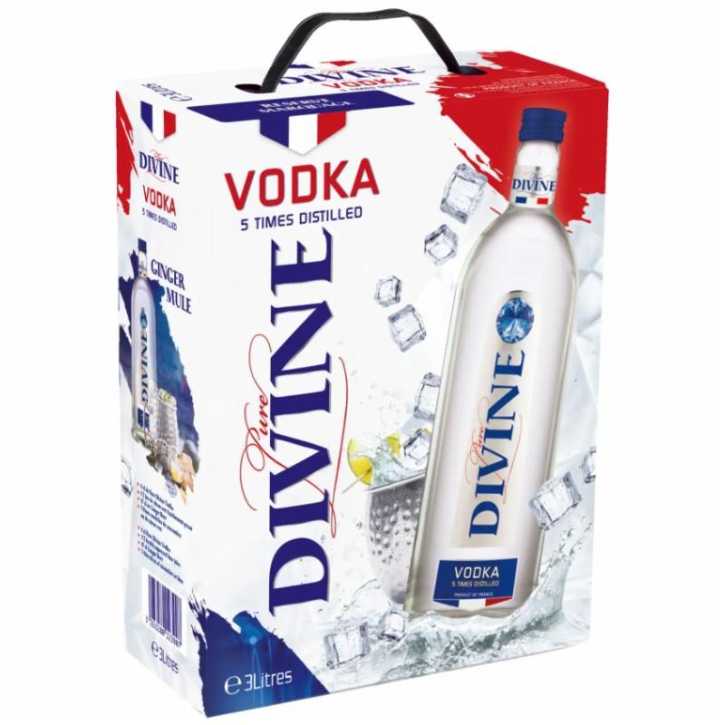 Divine Vodka 37,5% 300cl BiB