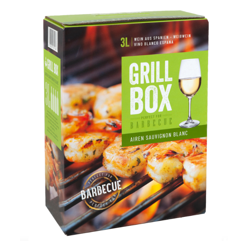 Grill Box Airen Sauvignon Blanc 11 % 300cl BiB