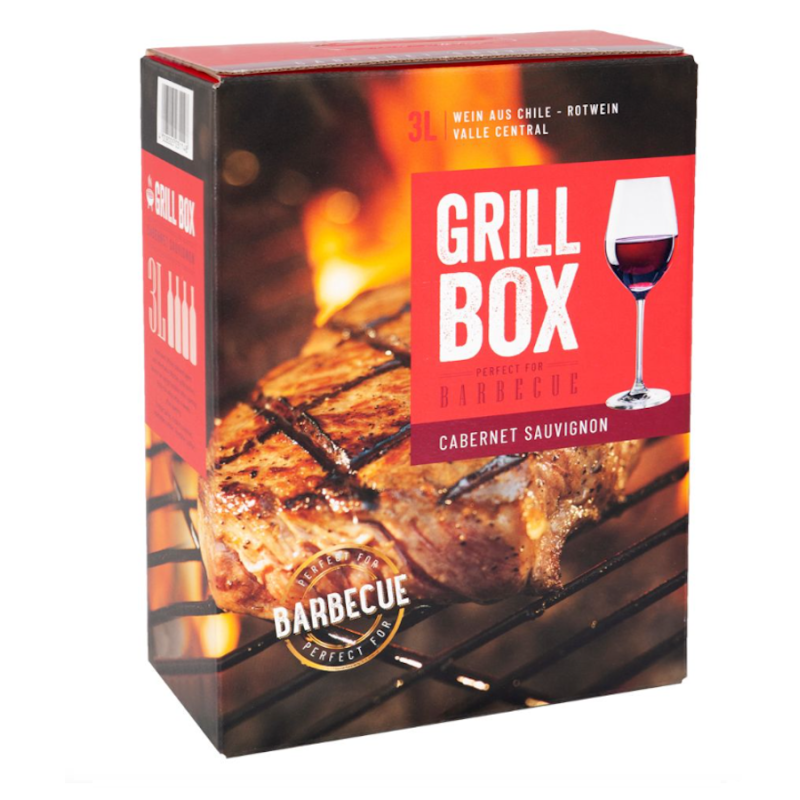 Grill Box Cabernet Sauvignon 13% 300cl