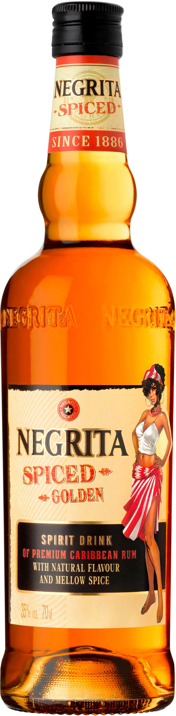 Negrita Spiced Golden 35% 100cl