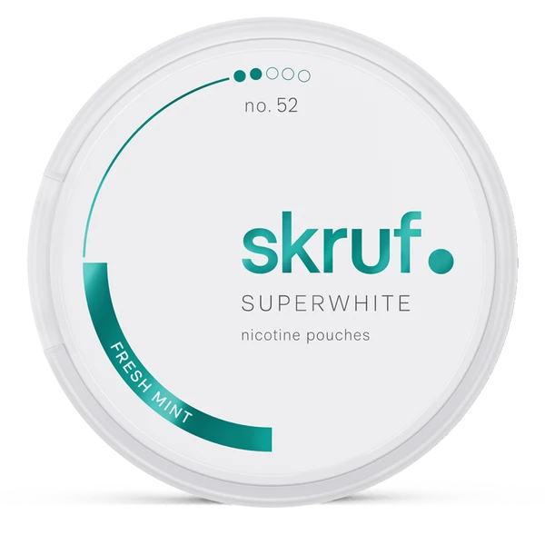 SKRUF Superwhite Fresh Mint – 6mg/9mg/11mg – 10 rasiaa