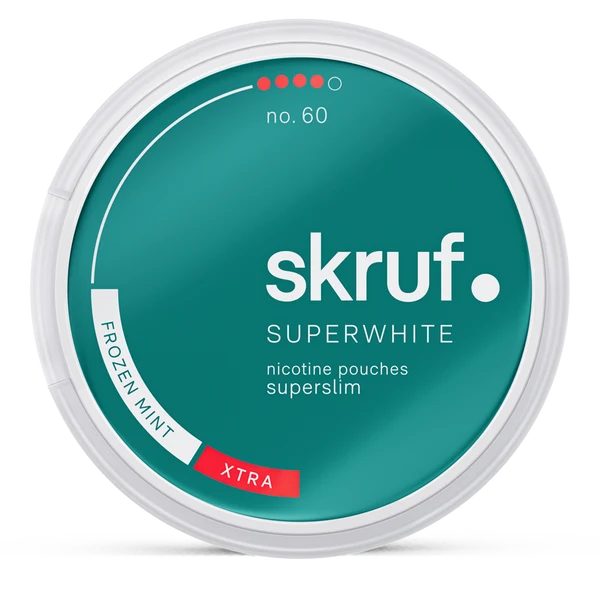 SKRUF Superwhite Frozen Mint – 8 mg – 10 rasiaa