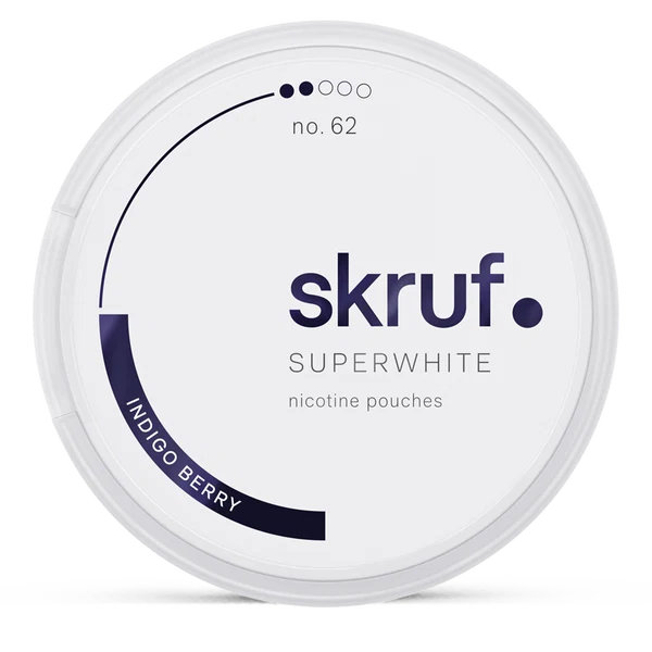 SKRUF Superwhite Indigo Berry – 6 mg – 10 rasiaa