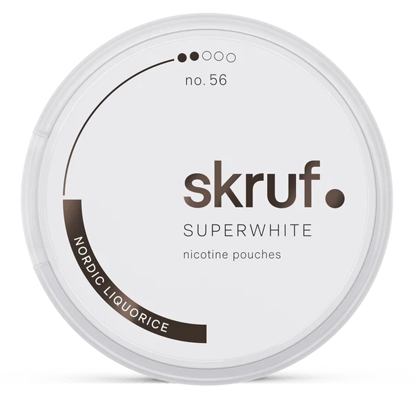 SKRUF Superwhite Nordic Liquorice – 6mg/11mg – 10 rasiaa