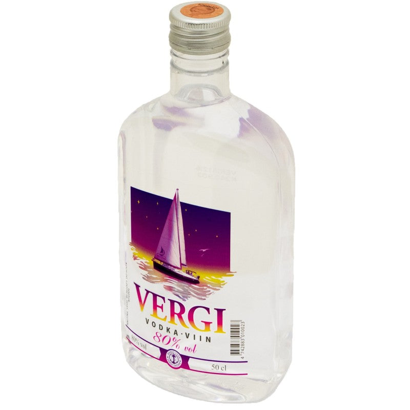 Vergi Vodka 80% 10x50cl PET